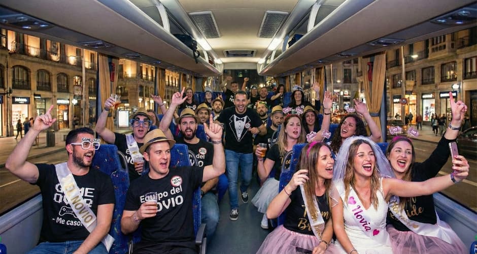 Traslados para despedidas de soltero en Salamanca